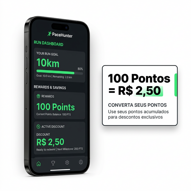 PaceHunter App Mockup